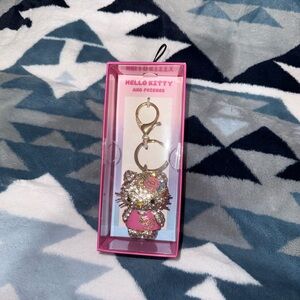 Hello Kitty Sparkling Pink and Gold Key Holder